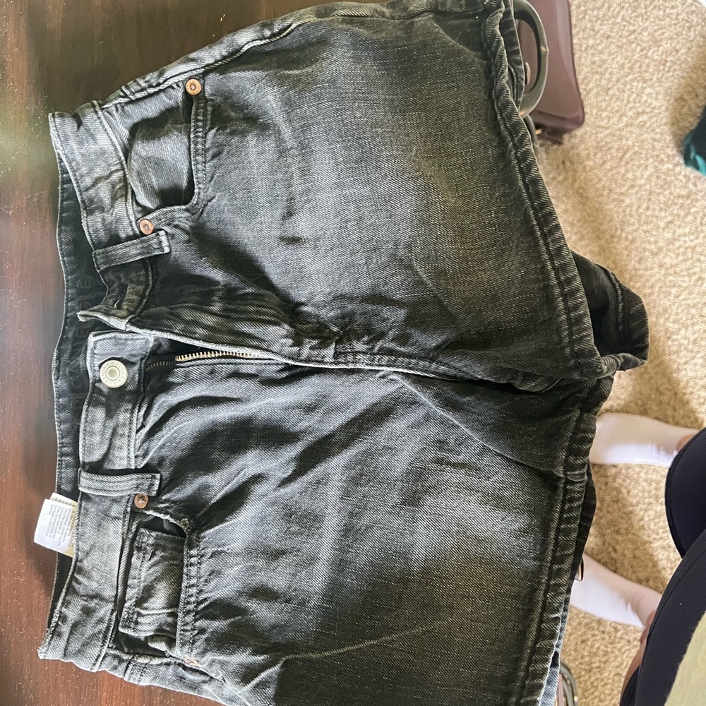 American Eagle Outfitters Charcoal Denim Shorts